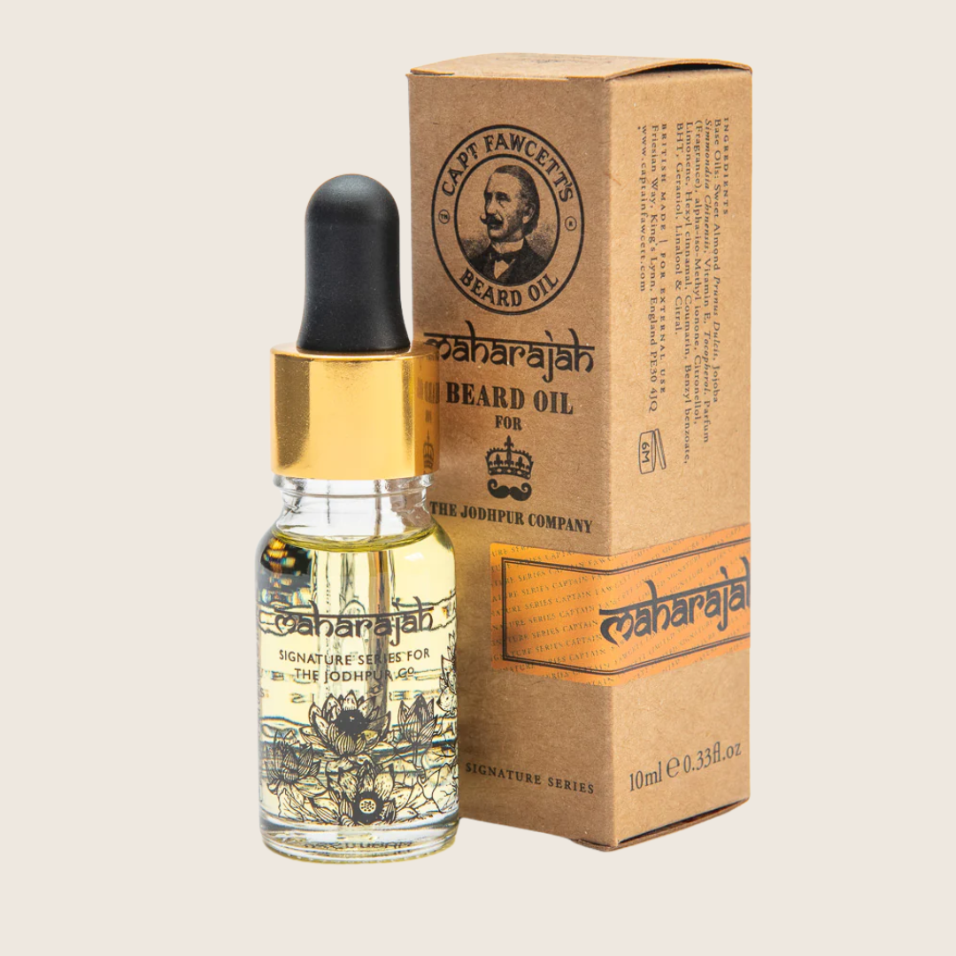 aceite para barba maharajah captain fawcett los consejos de michael