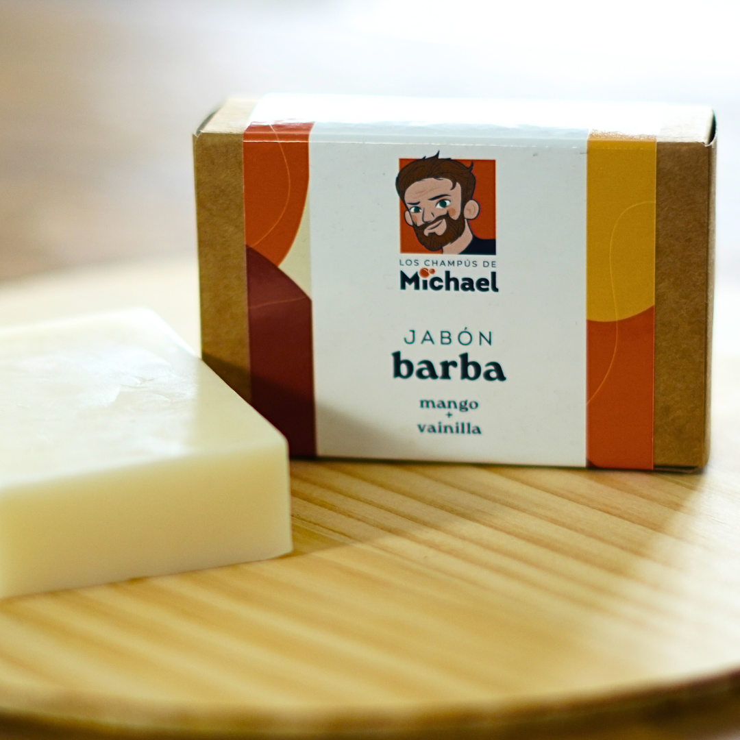 jabon de barba natural mango vainilla los consejos de michael